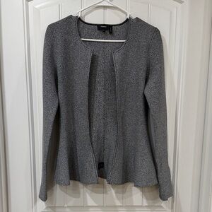 EUC Theory Gray Open-Front Blazer